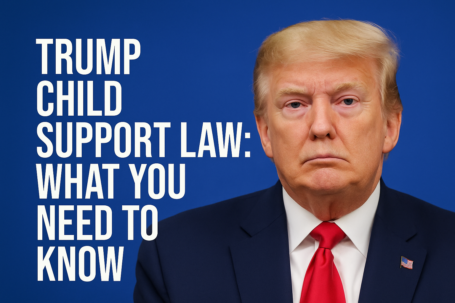 Trump Child Support Law What You Need to Know