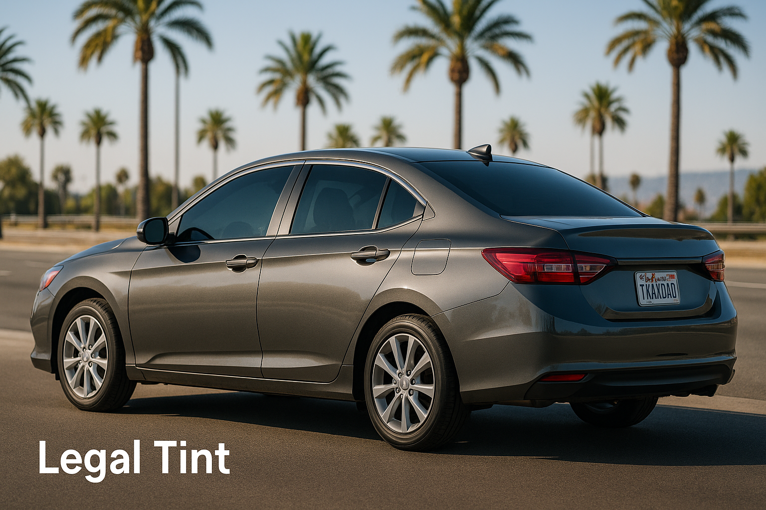 legal tint in california