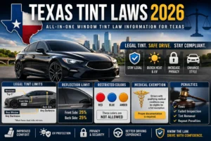 Texas tint laws for 2026